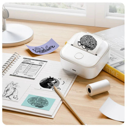 Mini Thermal Printer – Print Notes, Photos & Labels Anywhere